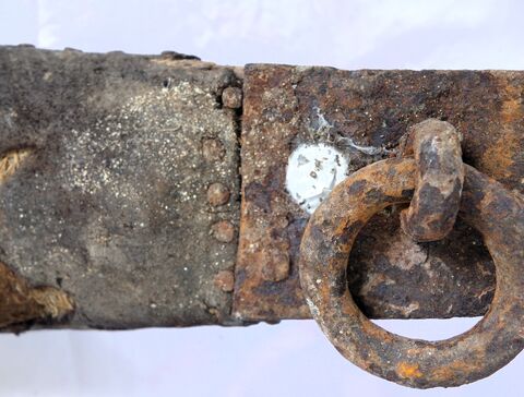 handgeschmiedete Schrauböse und Ring für Zugseil