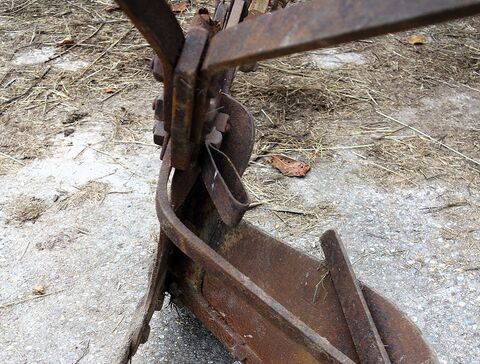 Streichblech und Sohle von hinten