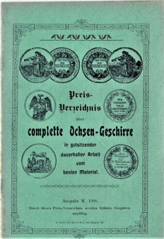 Ochsengeschirr-Katalog 1906