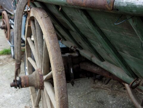 Hinterrad und Seitenteil mit Lirchse (Stemmleiste)