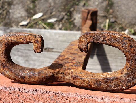 Haken für Ortscheit bzw. Kette an den Wagen