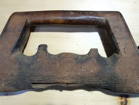 Griff und Widauflage von vorn, deutliche Abnutzung