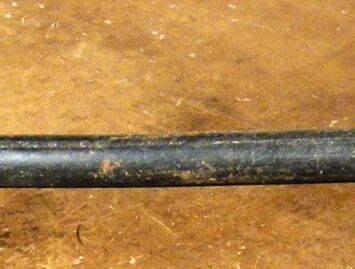 alter Bullenführstab zum Einhaken in den Nasenring