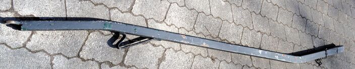 Metalldeichsel, geschwungen, für Ackerwagen,Truhenwagen