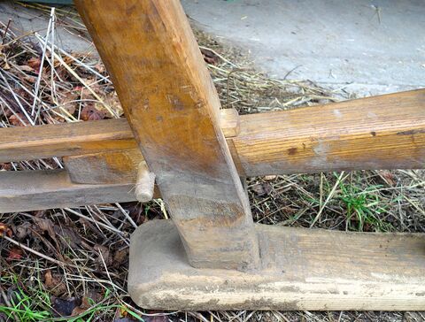 hintere Einstellmöglichkeit der Schar