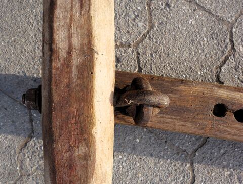 Verbindung Brustscheit - Deichsel für unterschiedliche Längen anpassbar