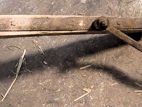 Deichsel, hinteres Ende mit Stecker für einspännig fahren