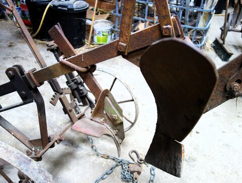 verstellbares Sech von hinten