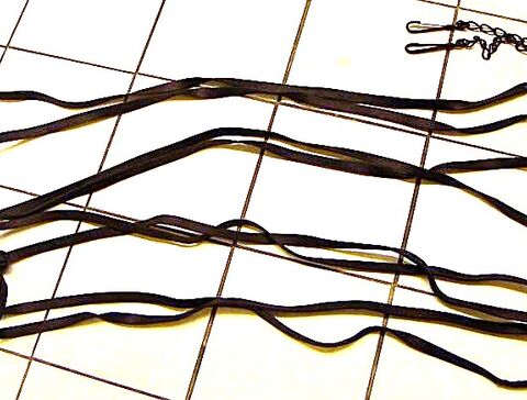 Deutsche Einspännerleine aus Leder