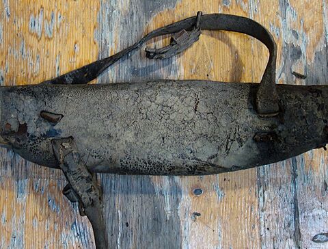 Stirnjoch aus Wallhausen, Württemberg von hinten