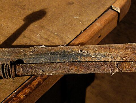 Bullenführstab Hebelvorrichtung zum Öffnen/Schließen der Nasenzange