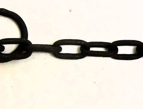 2-Ring-Kette am Ende der Zugstränge