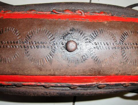 Detail im Muster des Zierblechs