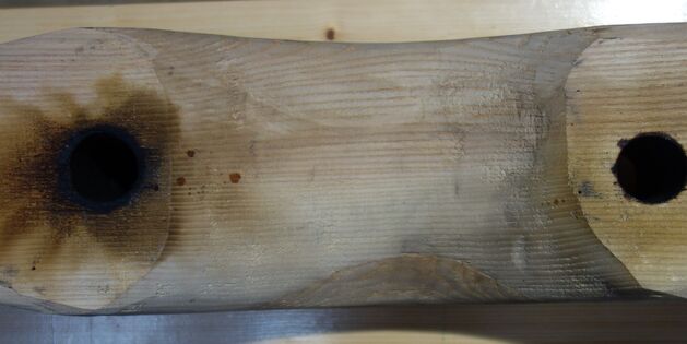 Jochbaum für australisches Widerristdoppeljoch, Halsauflage