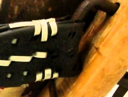 eckiger Zug"haken" für Lederstrang