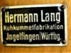 Hermann Lang Kuhkummetfabrikation Ingelfingen / Württbg.
