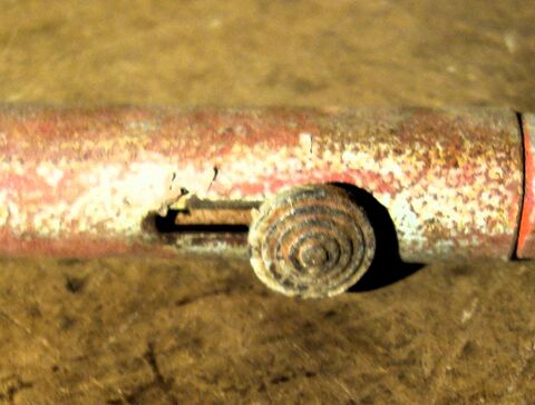 Bullenführstab Schiebeknopf zum Öffnen/Schließen der Nasenzange