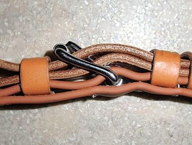 Einschnallende für Trense, keinerlei Abschrägung der Schnittstellen