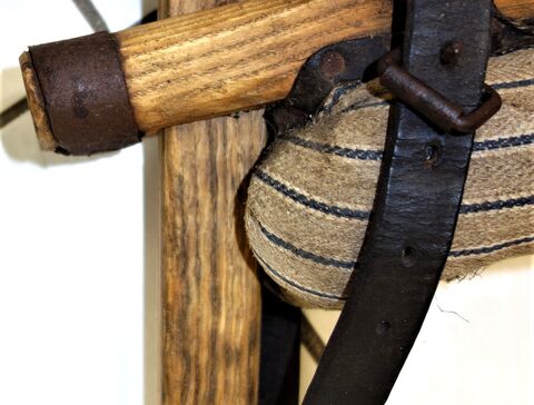 Zapfenform und linke Seite des Schubs