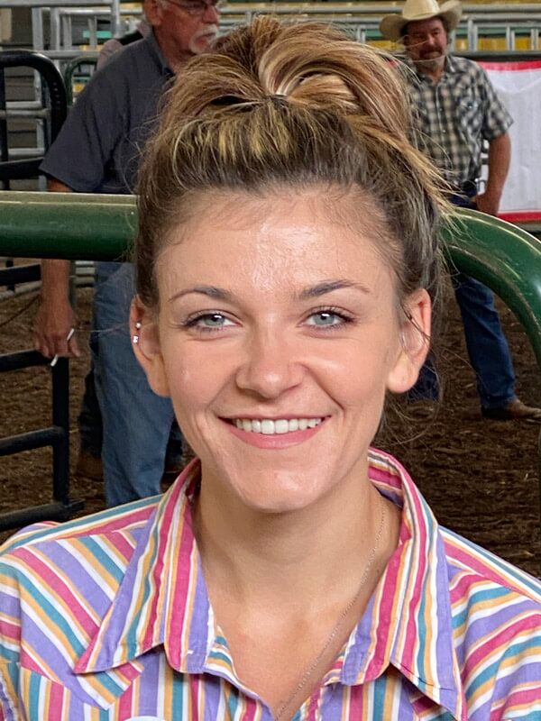 Savannah Schar, of New Salem, Ohio, also VP of the Wooster Farmers National Bank took on the job of Show Chairman and what a great job she did.