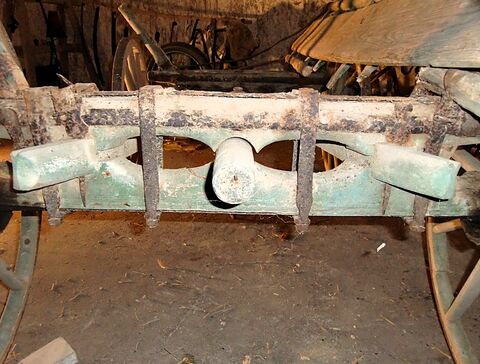 hinterer Achsstock mit Langbaum und Wetterarmen