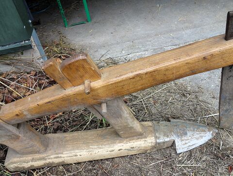 Einstellmöglichkeiten der Schar mit Messersech - Position