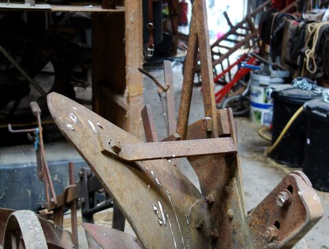 Schar und Streichblech von hinten