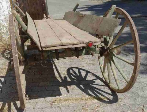 Marktwagen von hinten mit Reflektor