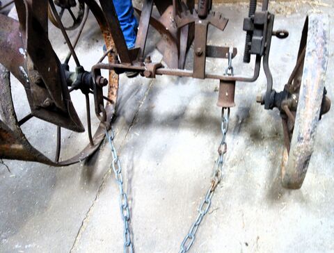 Zugkettensystem an der Achse