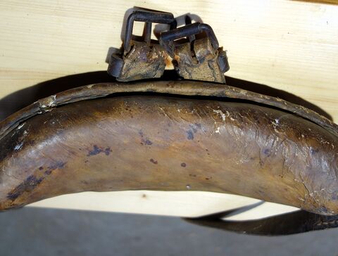 Stirnjoch aus Lorsch von hinten-oben; Polsterseite