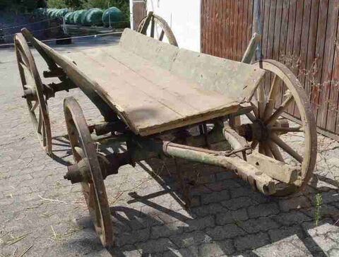 Marktwagen - Ladefläche und Deichselaufnahme