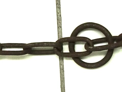 2-Ring-Kette am Ende des Zugstrangs