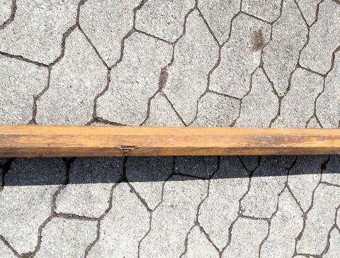 Holzdeichsel mit Deichselbrille, Eigenbau